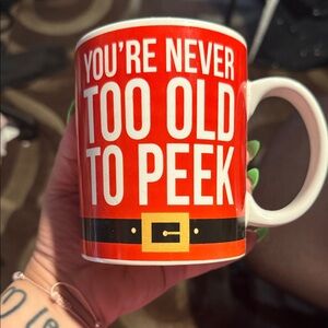 Festive Red Santa Mug